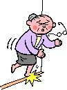 女性が部屋の入口の段差につまづいているイラスト