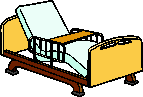 特殊寝台のイラスト