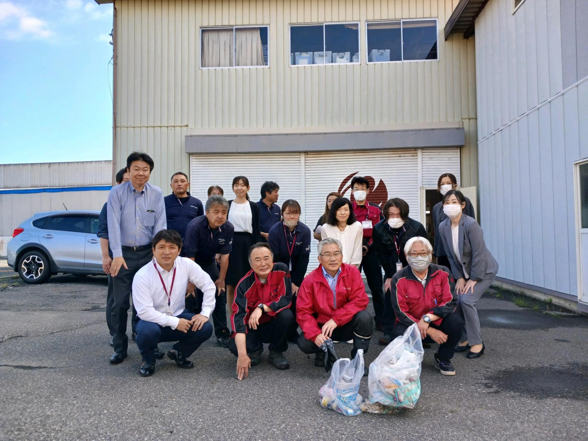 活動終了後の集合写真
