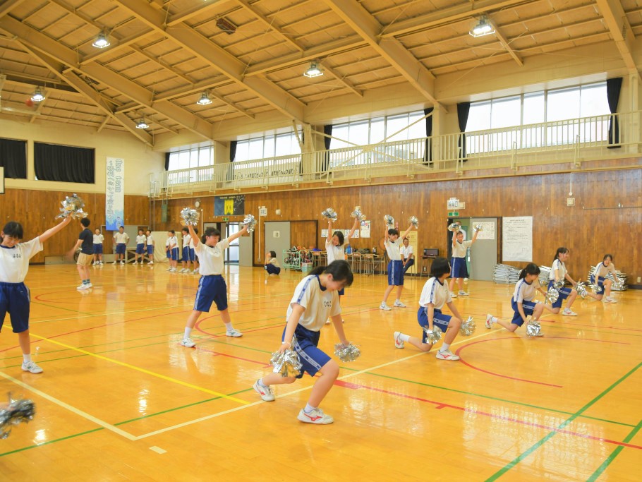 最後のチアダンス発表