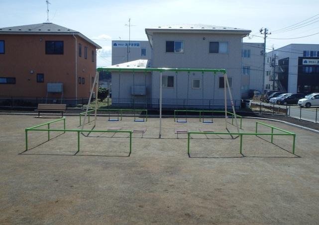 間ノ田公園のブランコの写真