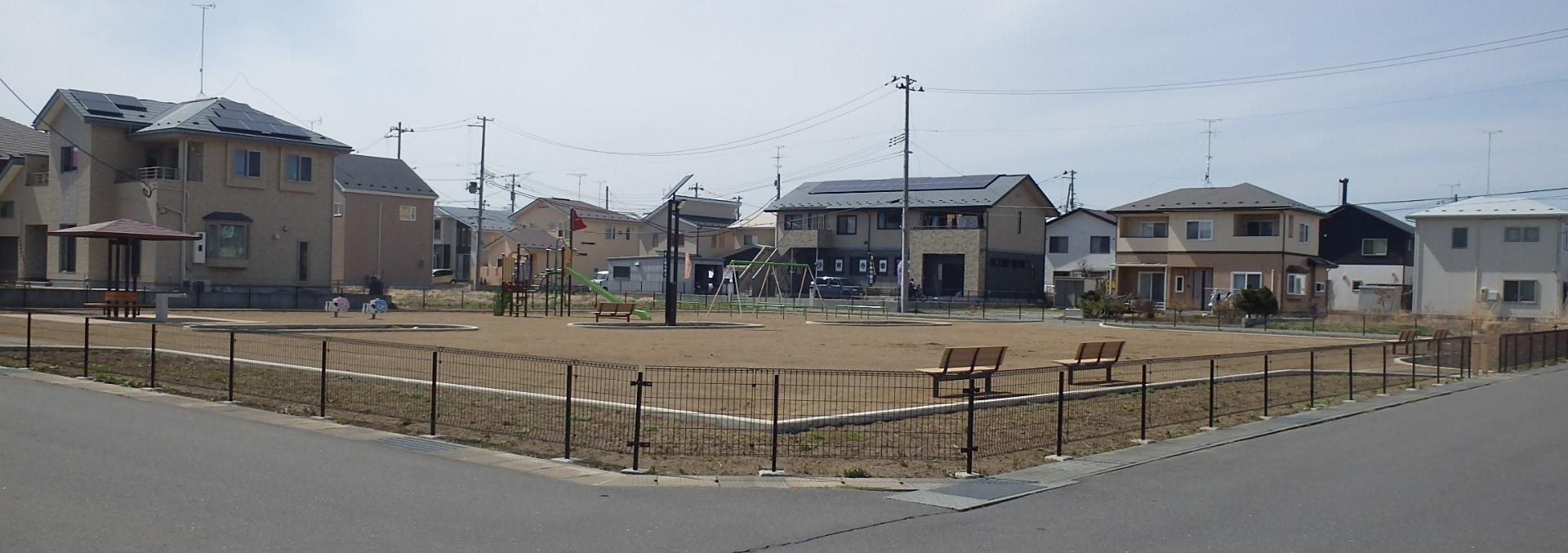 土岡河原公園の全体の様子の写真