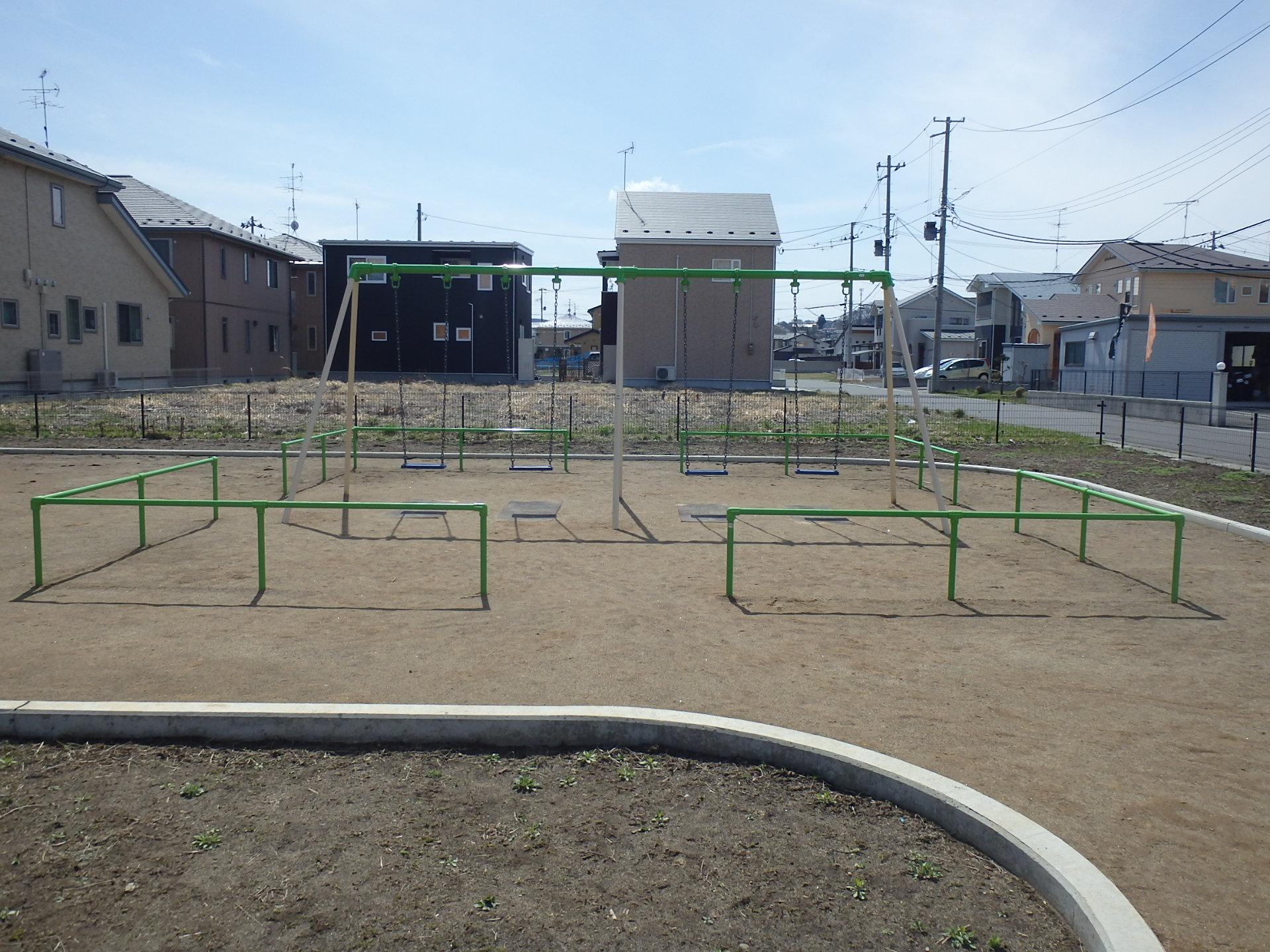 土岡河原公園のブランコの写真