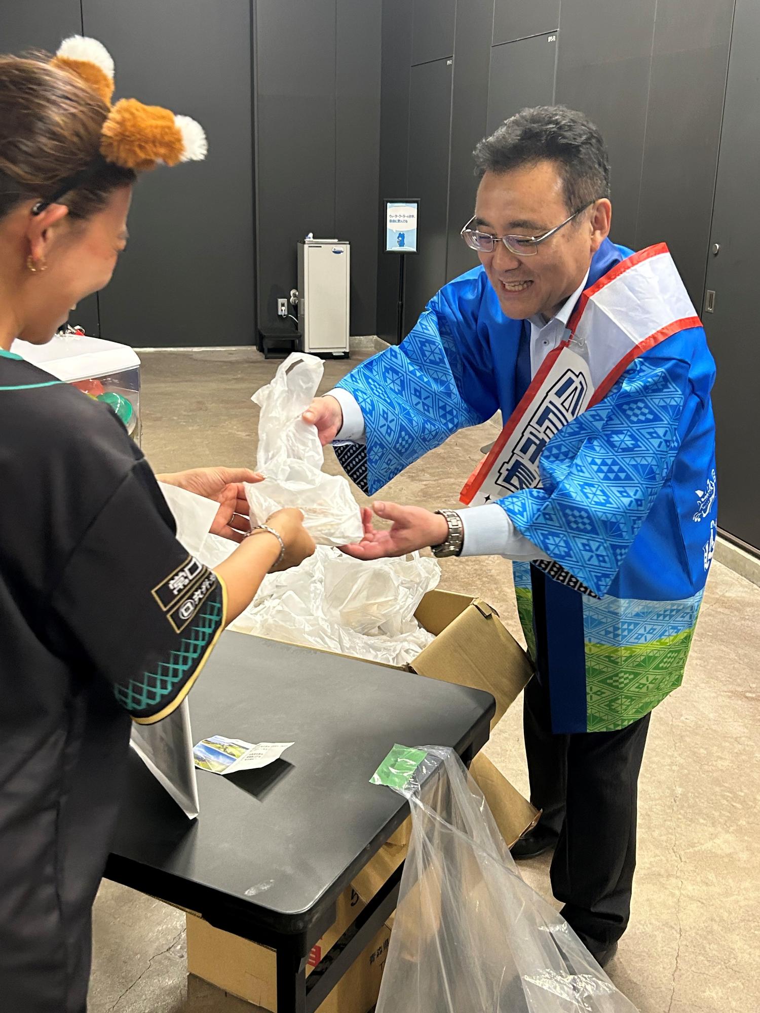 北海道トップセールス