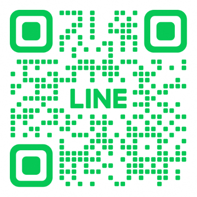 LINEの二次元コード。