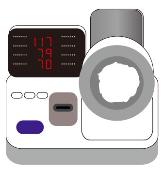 上腕挿入式血圧計