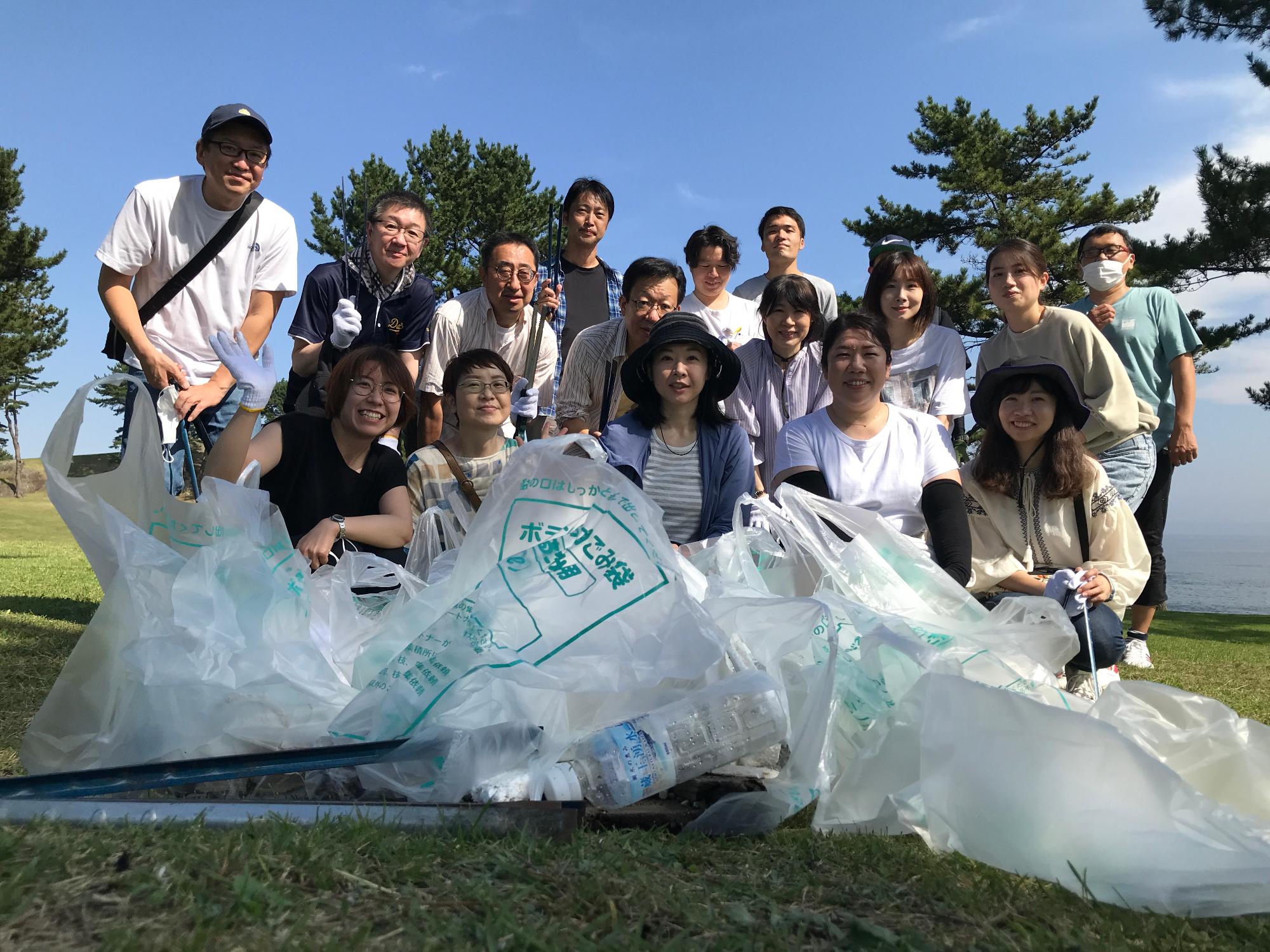 活動終了後の集合写真