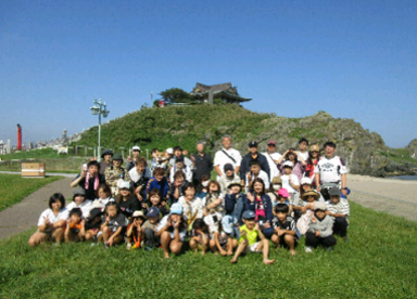 活動前の集合写真