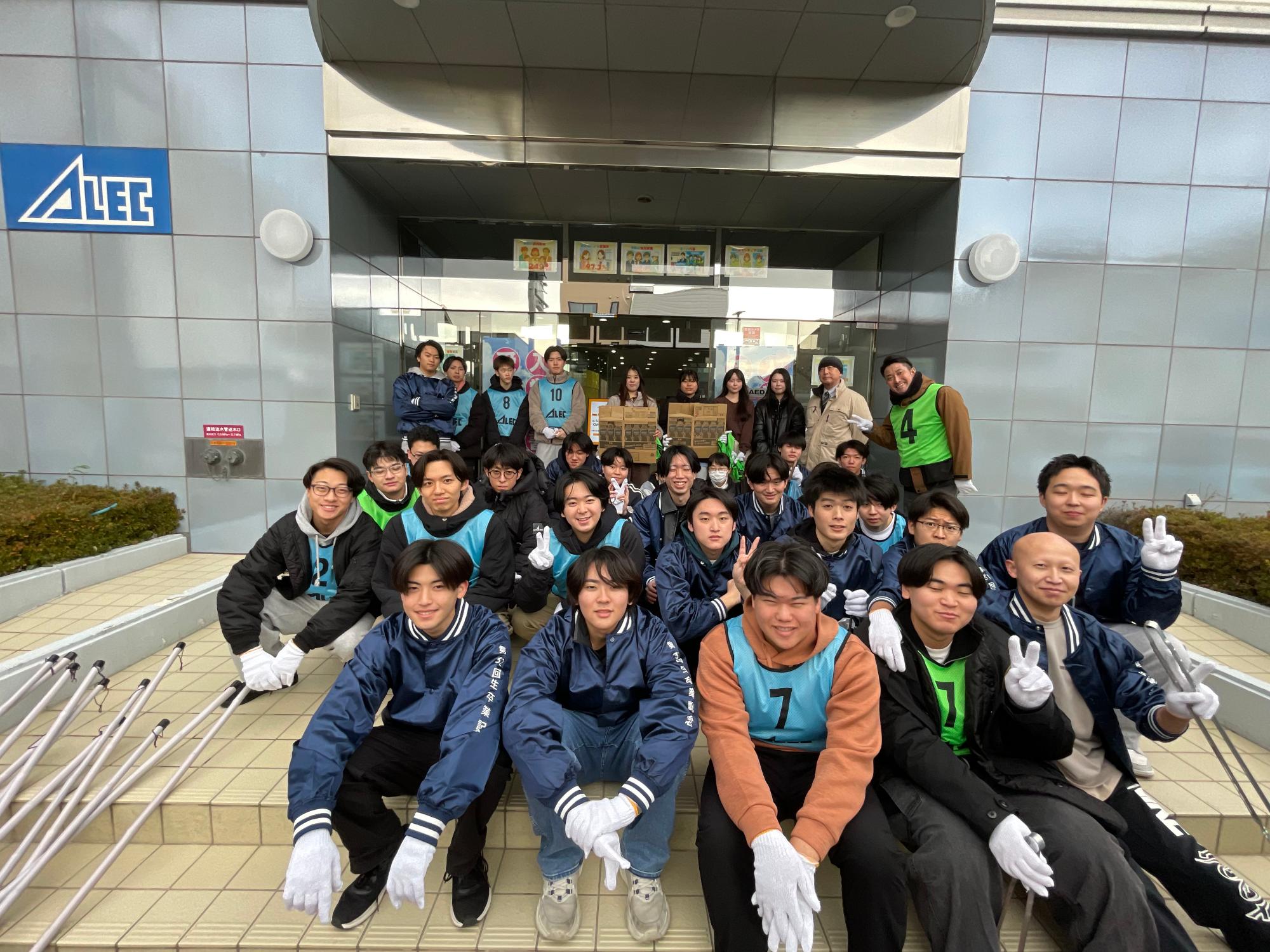 活動終了後の集合写真