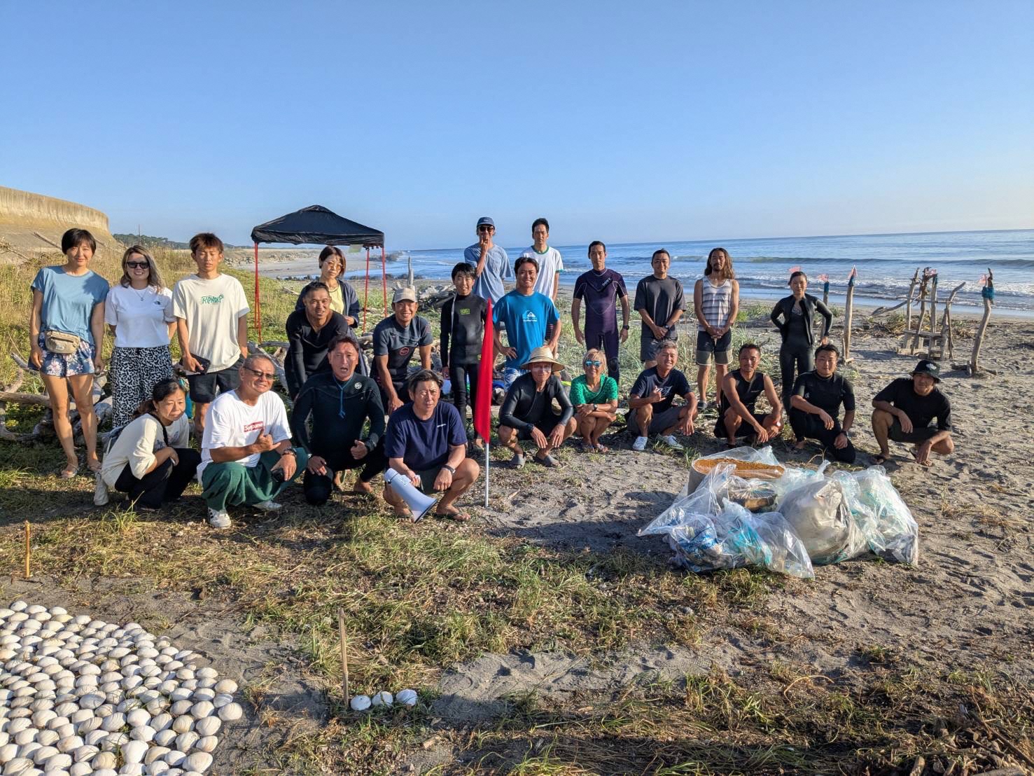 活動終了後の集合写真