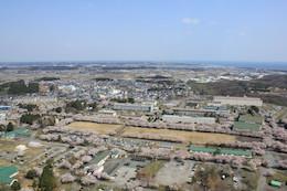 八戸駐屯地を上空から撮影した写真