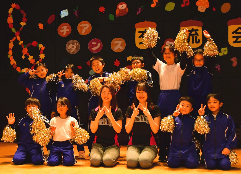 青森県立八戸聾学校でのスポーツ大使ふるさとセミナー集合写真