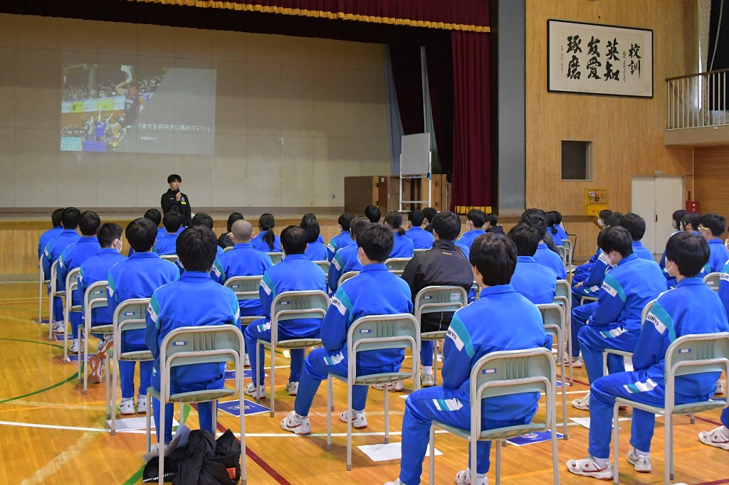 2023年11月14日 青森ワッツ 八戸市スポーツ大使ふるさとセミナー