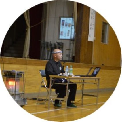 西村直剛氏の根城中学校での八戸大使ふるさとセミナー