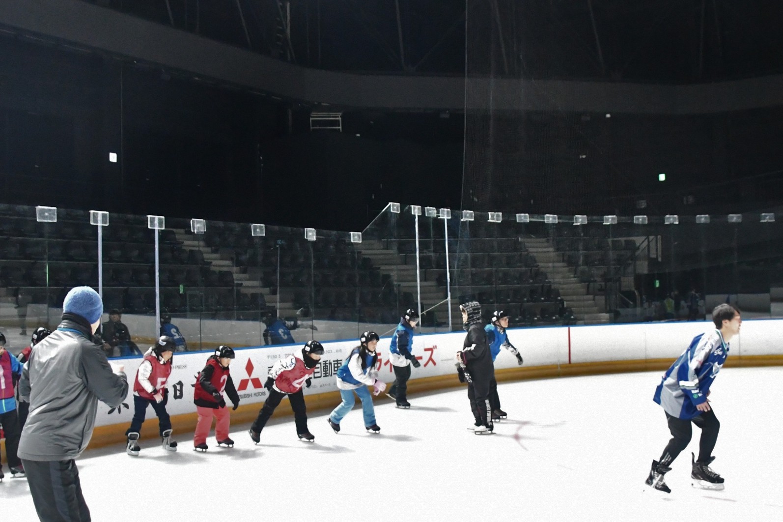 東北フリーブレイズによるスケート教室