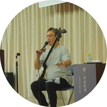 松田隆行氏の准看護学院での八戸大使ふるさとセミナー