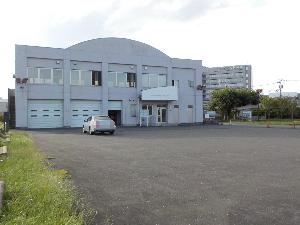 八戸市新井田川水防センターの外観の写真