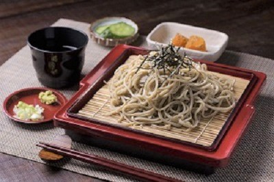 山の楽校農家レストランのざるそば
