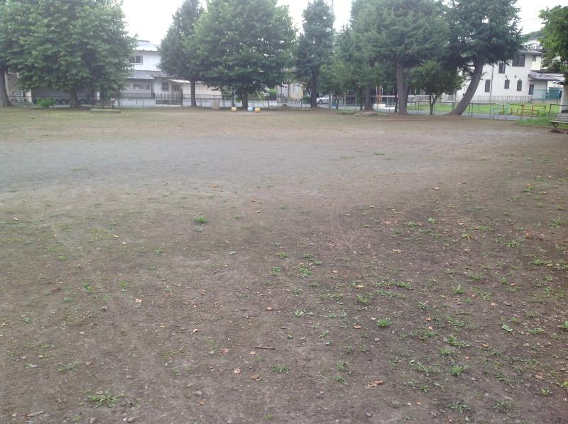 広場の広がる類家1号公園 全体の写真