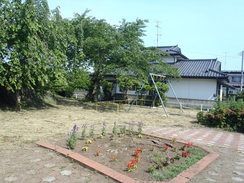 はますか公園内の花壇の写真