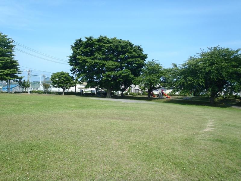 砂森公園の広場の写真