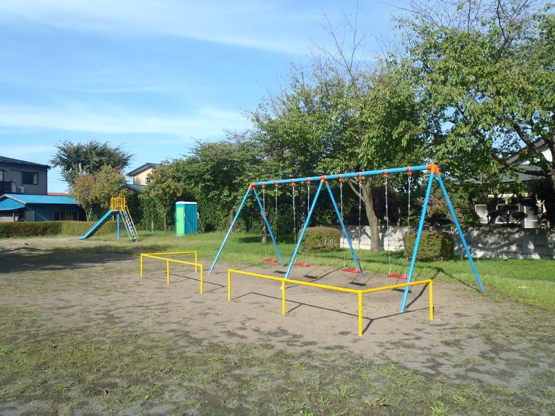 八太郎公園の遊具の写真