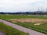 河川敷球場の写真