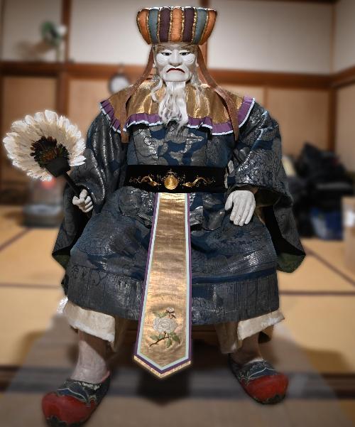 修理後の太公望衣装