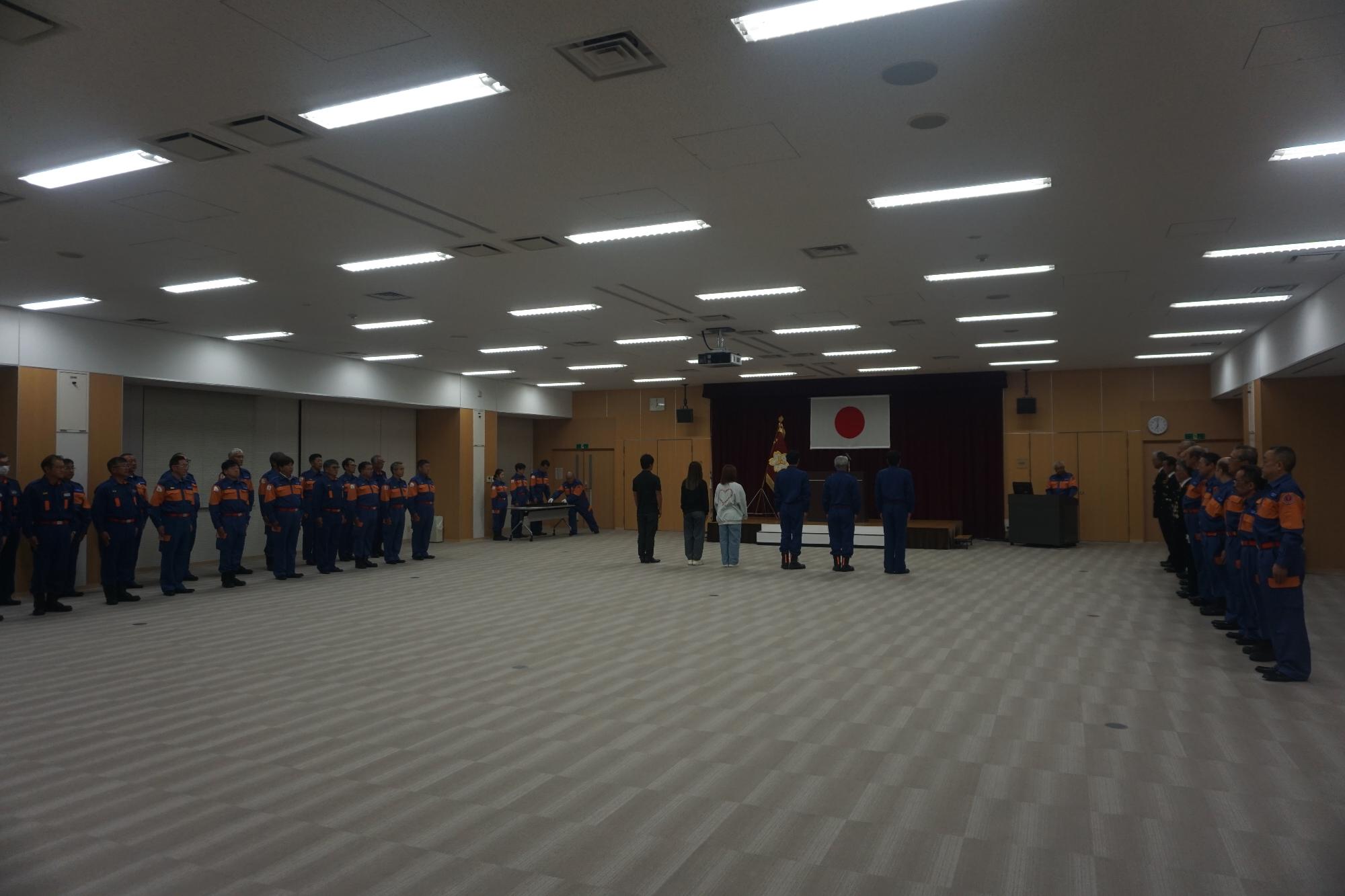 辞令交付式の様子2。