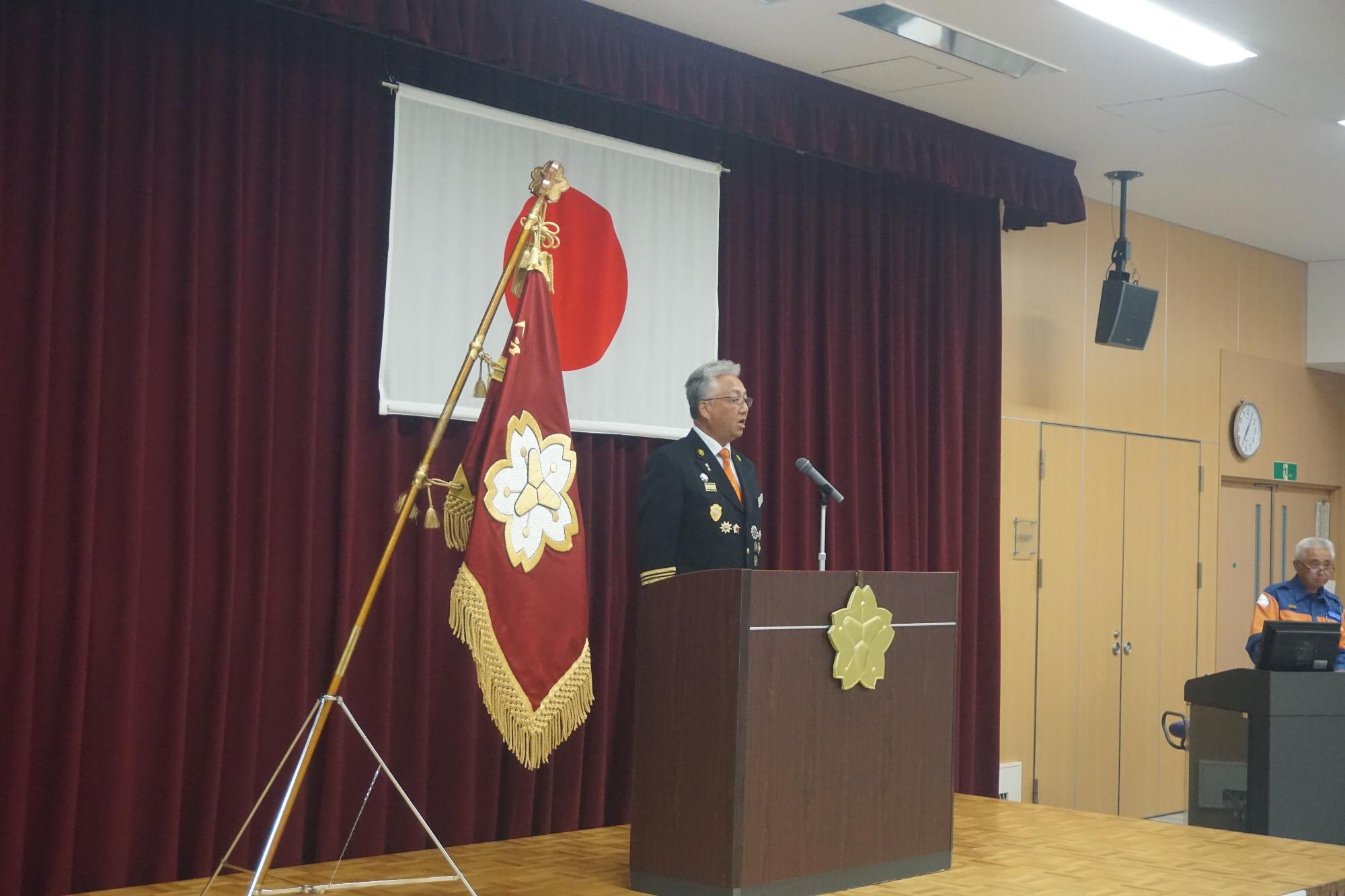 辞令交付式の様子1。