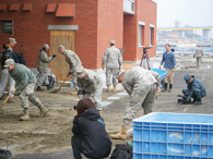 米軍による支援