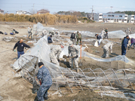 米軍による支援